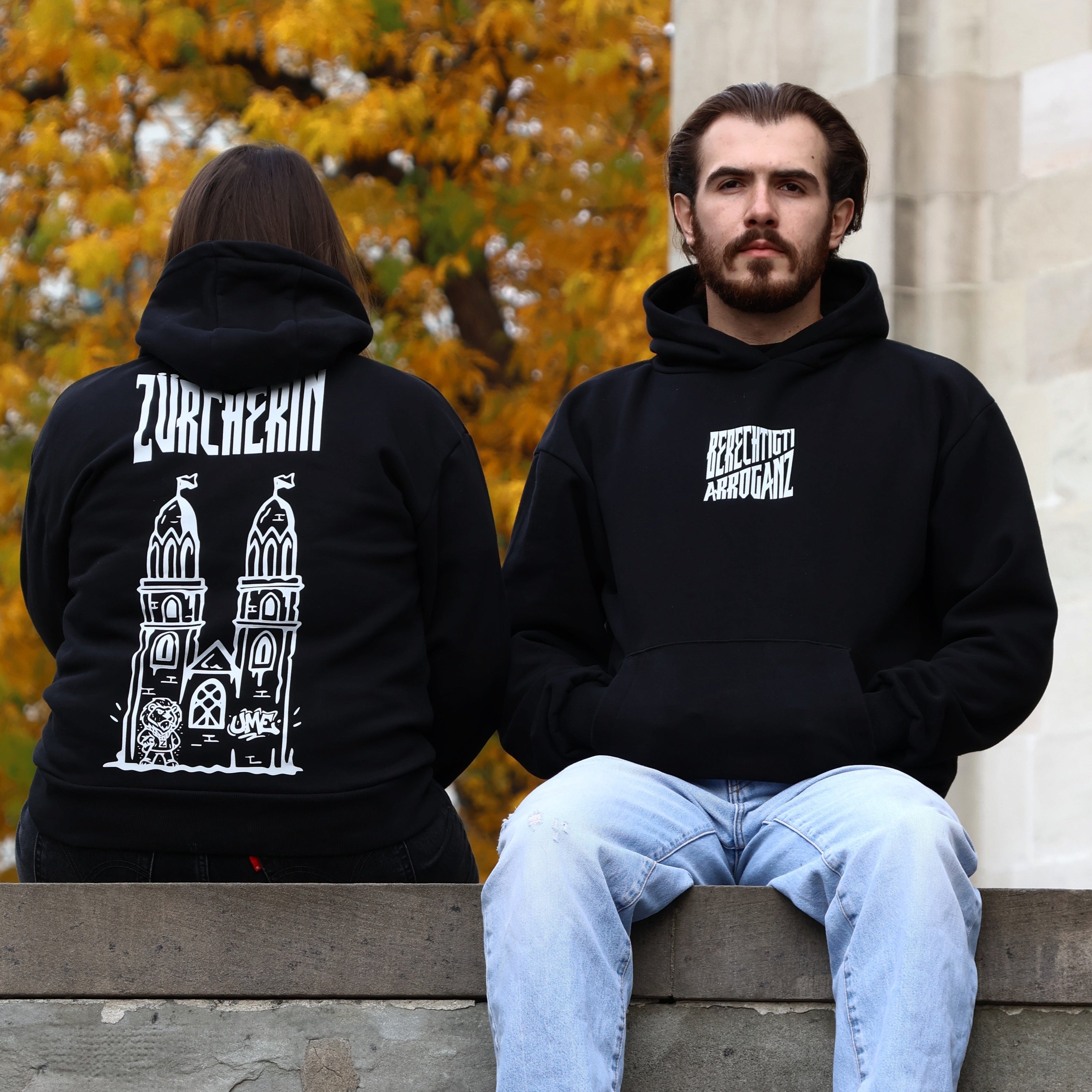 BERECHTIGTI ARROGANZ Hoodie schwarz
